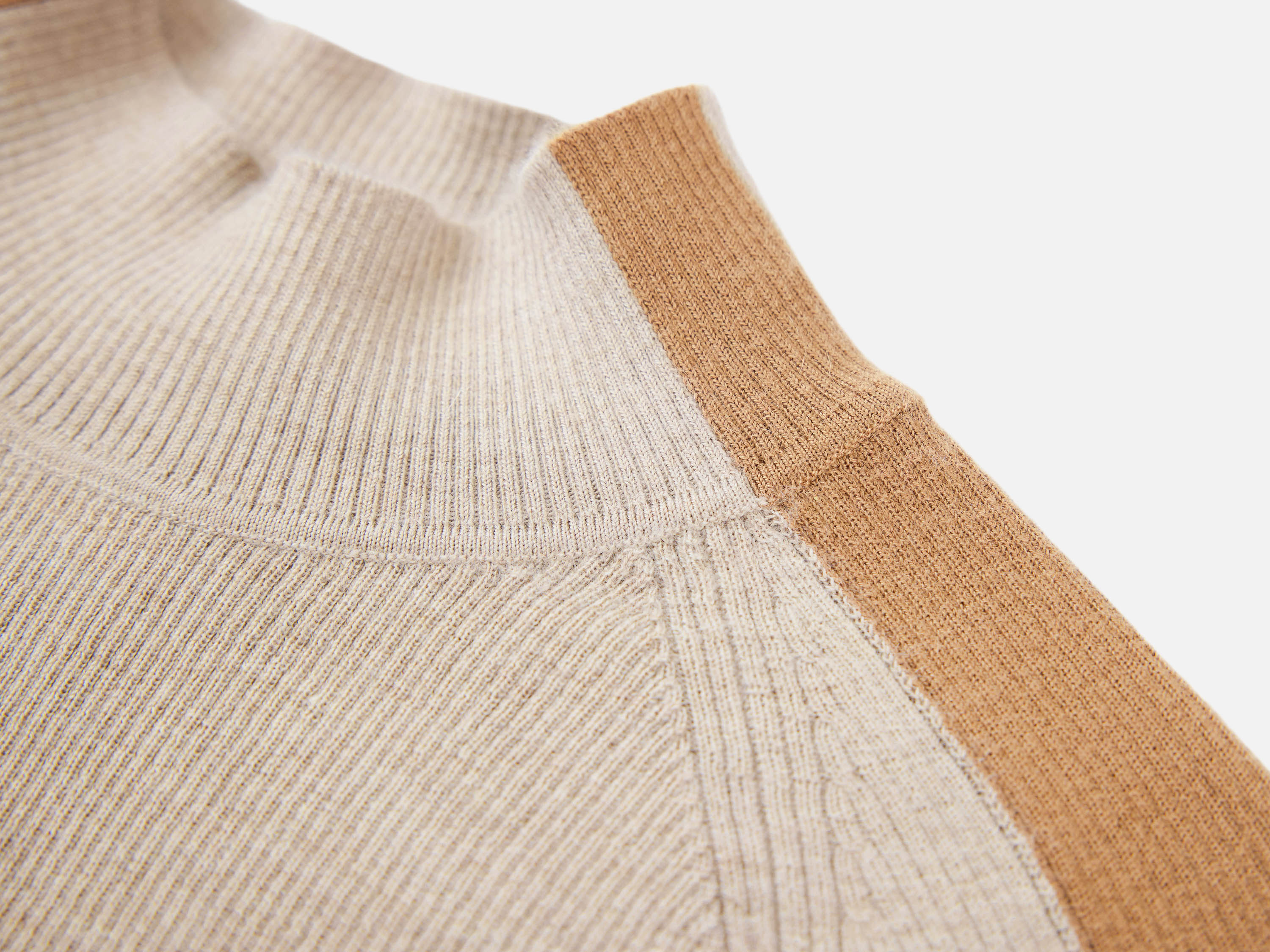 EP YAYING Beige Knit Sweater