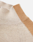 EP YAYING Beige Knit Sweater