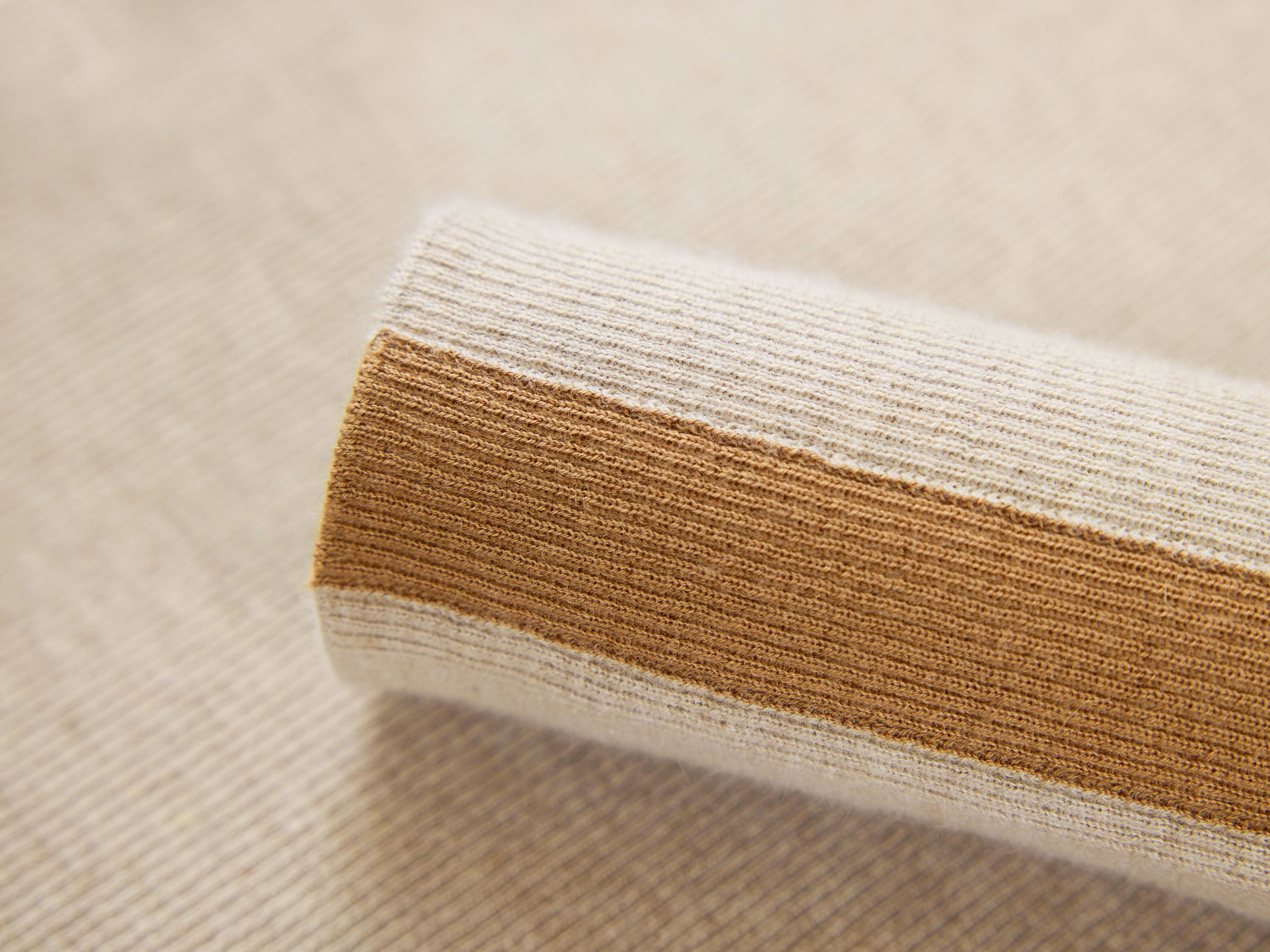 EP YAYING Beige Knit Sweater