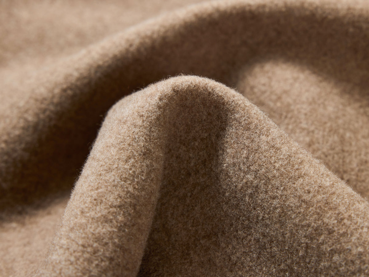 EP YAYING Silk-Wool-Cashmere Tweed Coat
