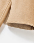 EP YAYING Alashan Cashmere Double-Face Stand-Collar Coat