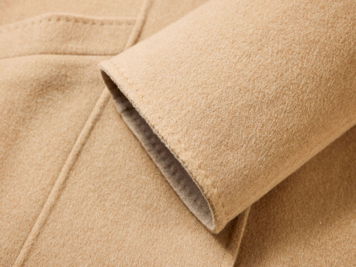 EP YAYING Alashan Cashmere Double-Face Stand-Collar Coat