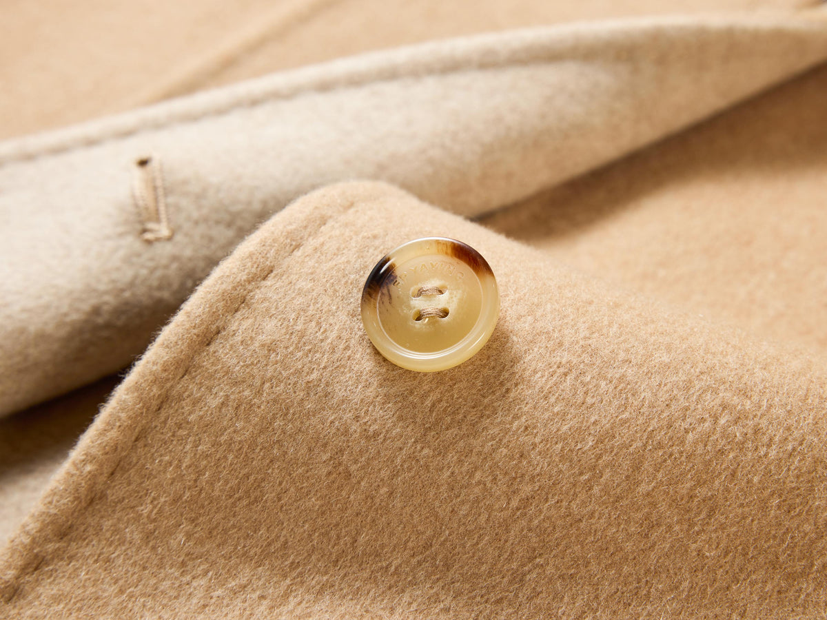 EP YAYING Alashan Cashmere Double-Face Stand-Collar Coat