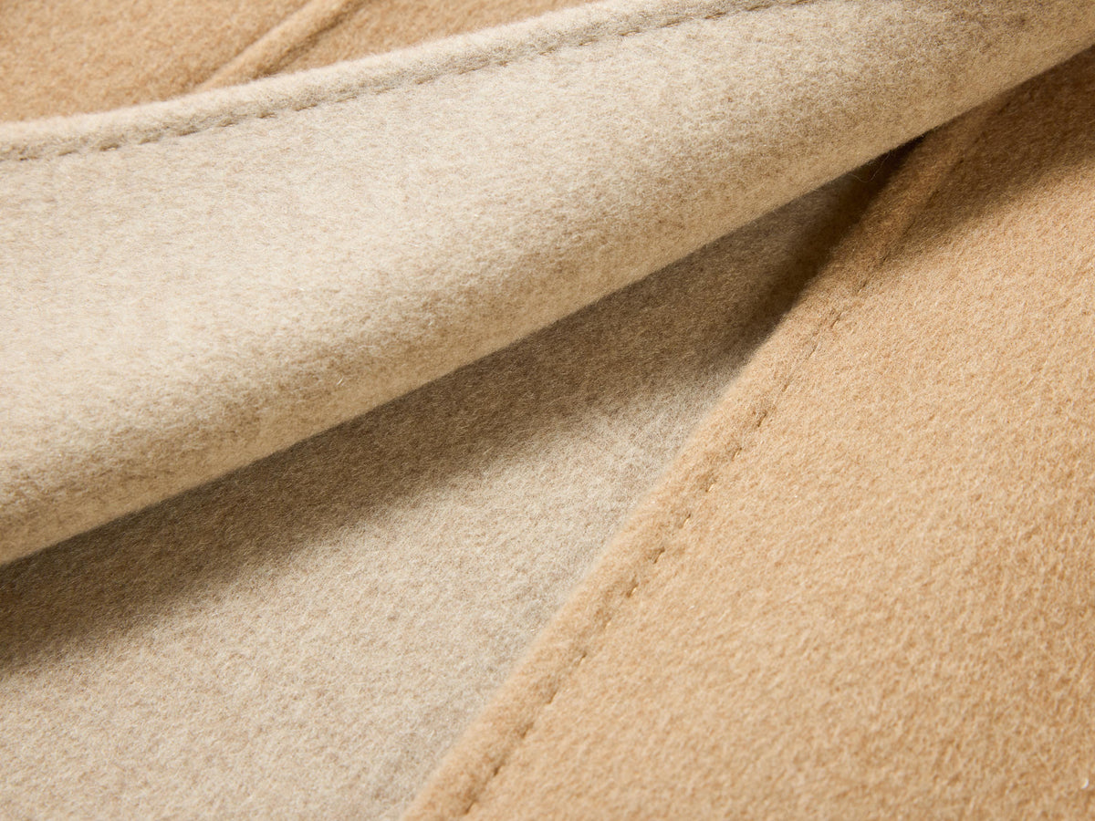 EP YAYING Alashan Cashmere Double-Face Stand-Collar Coat