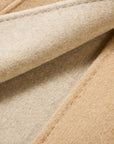 EP YAYING Alashan Cashmere Double-Face Stand-Collar Coat