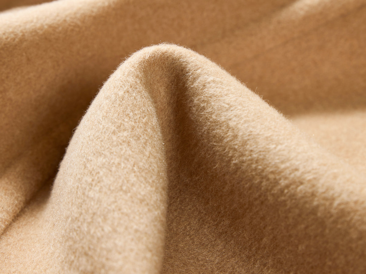 EP YAYING Alashan Cashmere Double-Face Stand-Collar Coat