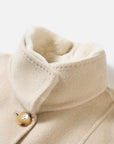 EP YAYING Alashan Cashmere Double-Face Stand-Collar Coat