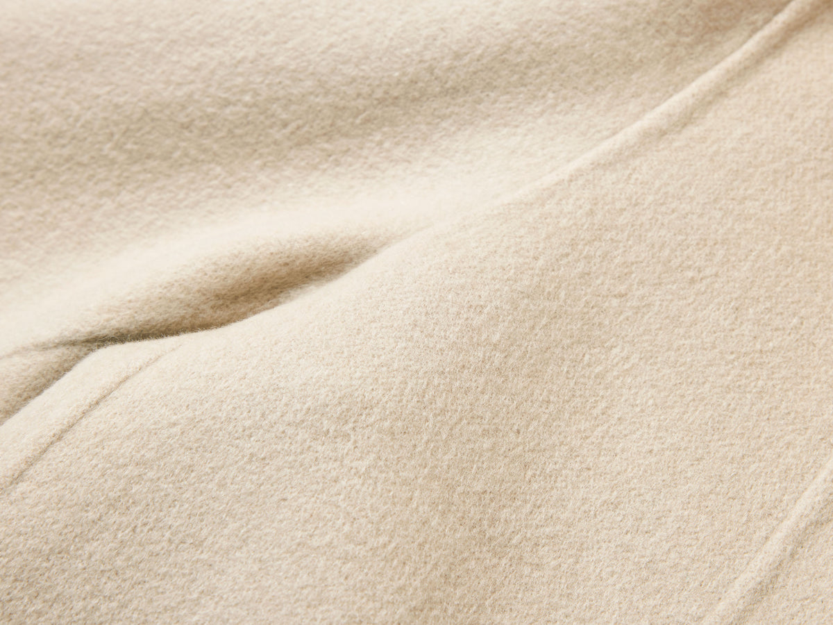 EP YAYING Alashan Cashmere Double-Face Stand-Collar Coat