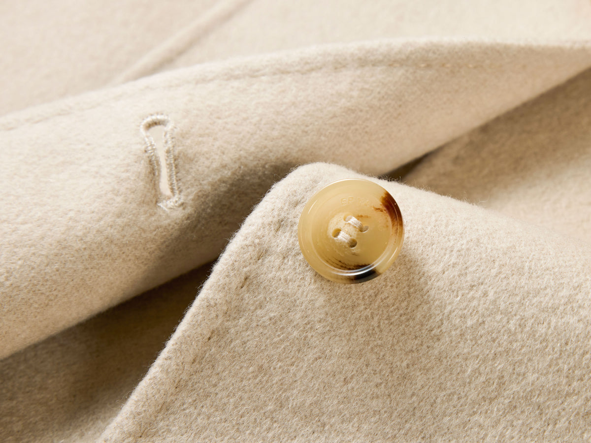 EP YAYING Alashan Cashmere Double-Face Stand-Collar Coat