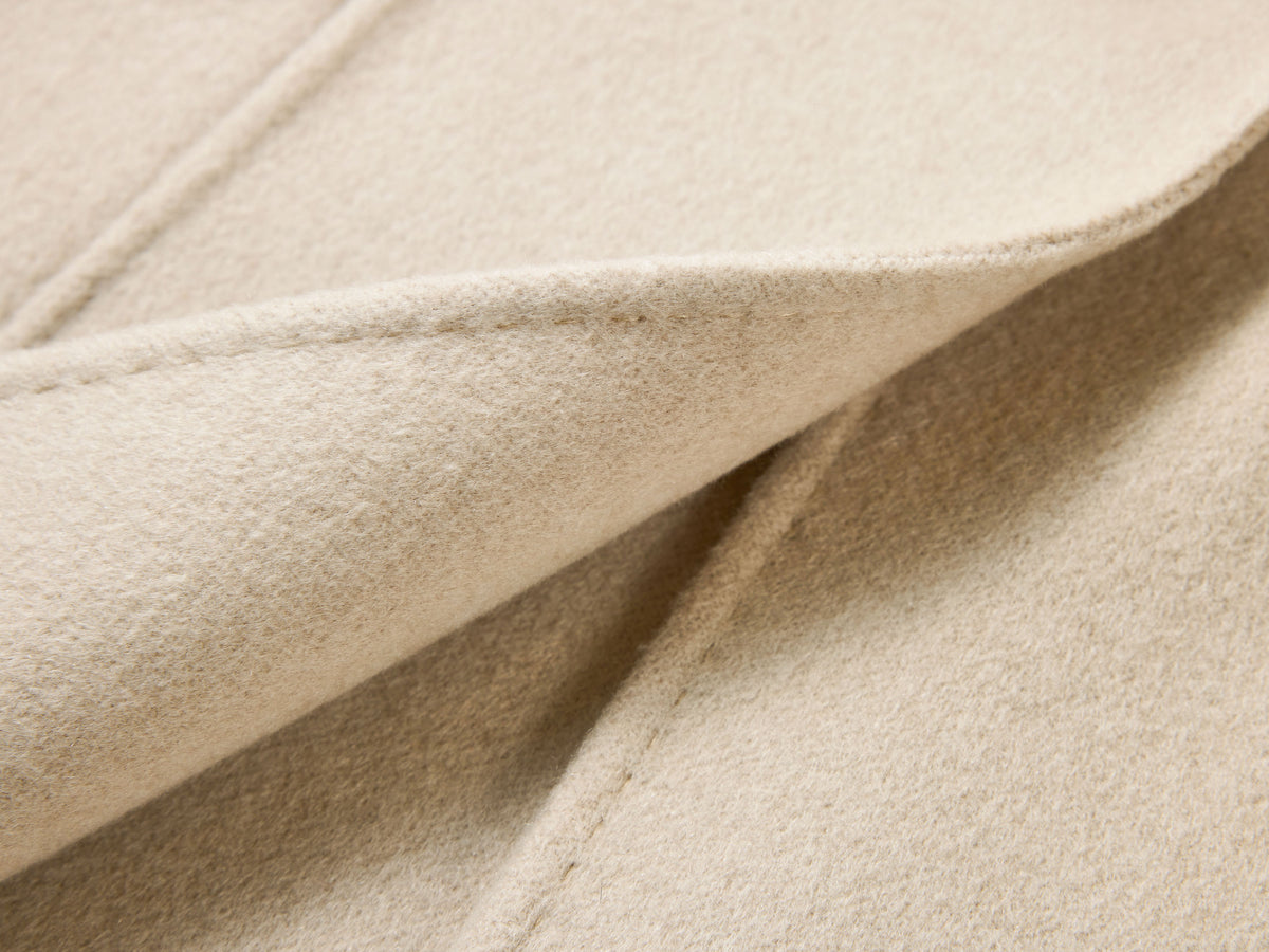 EP YAYING Alashan Cashmere Double-Face Stand-Collar Coat