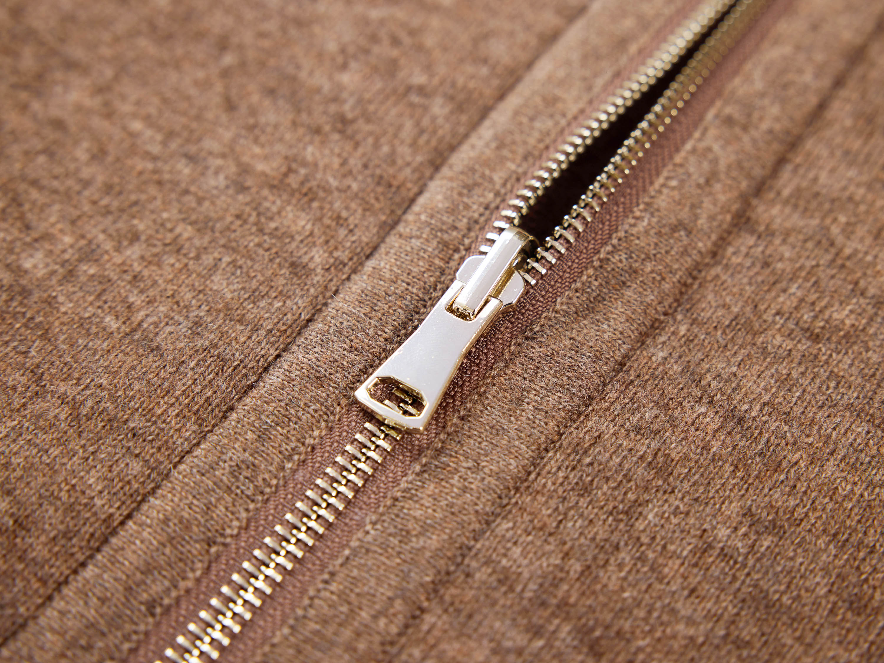 EP YAYING Brown Knit Cardigan