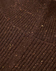 EP YAYING Brown Long Sleeve Knit Top