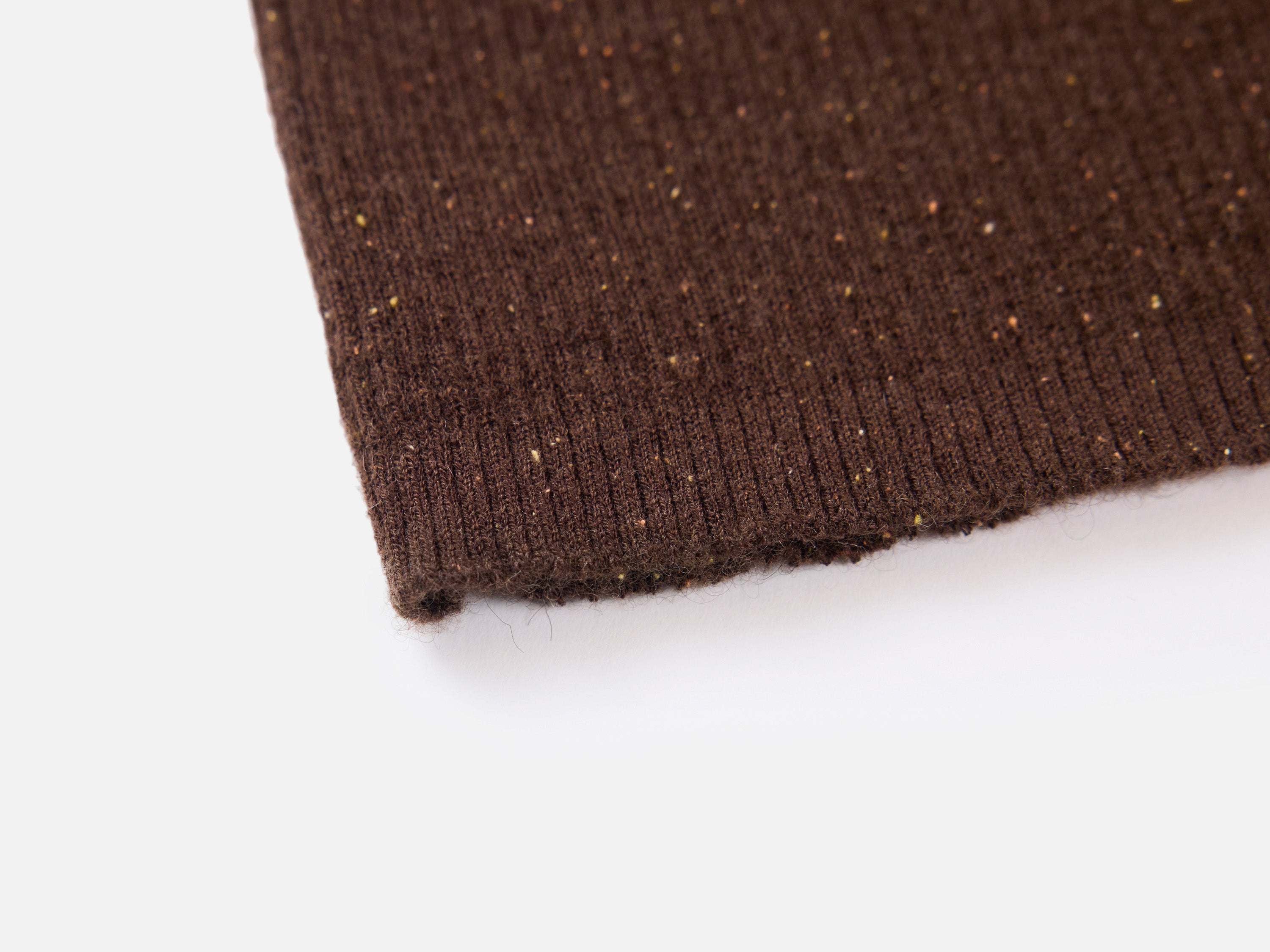 EP YAYING Brown Long Sleeve Knit Top