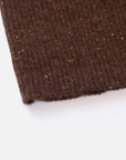 EP YAYING Brown Long Sleeve Knit Top