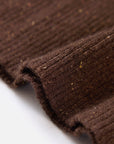 EP YAYING Brown Long Sleeve Knit Top