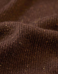 EP YAYING Brown Long Sleeve Knit Top