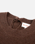 EP YAYING Brown Knit Dress