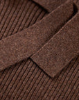 EP YAYING Brown Knit Dress