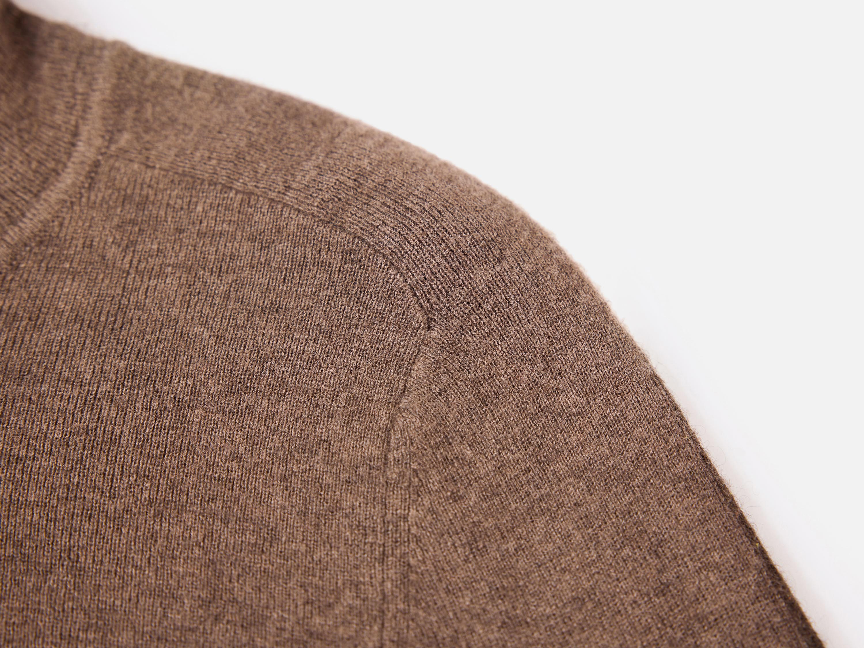 EP YAYING Brown Turtleneck Knit Top