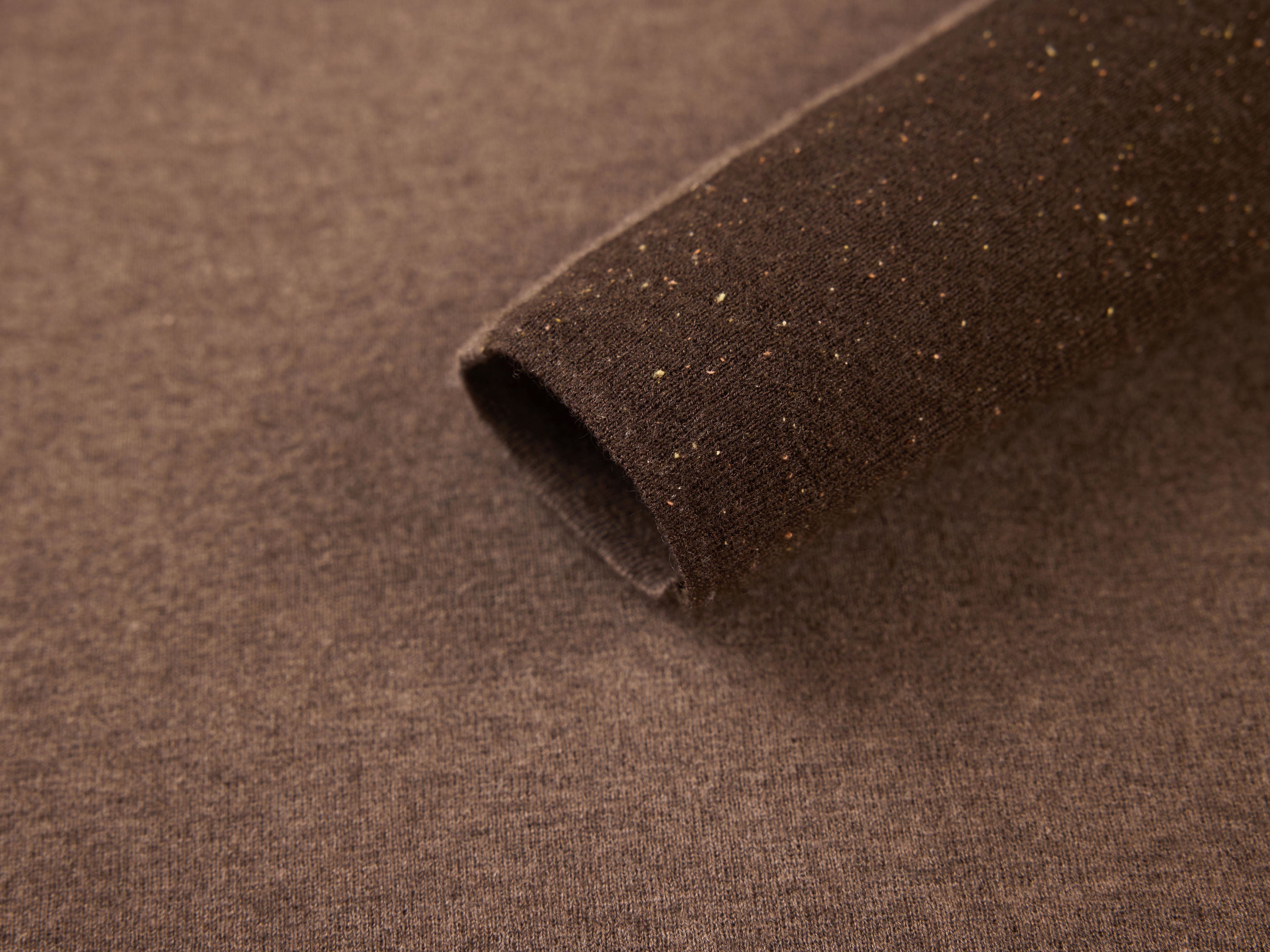 EP YAYING Brown Turtleneck Knit Top