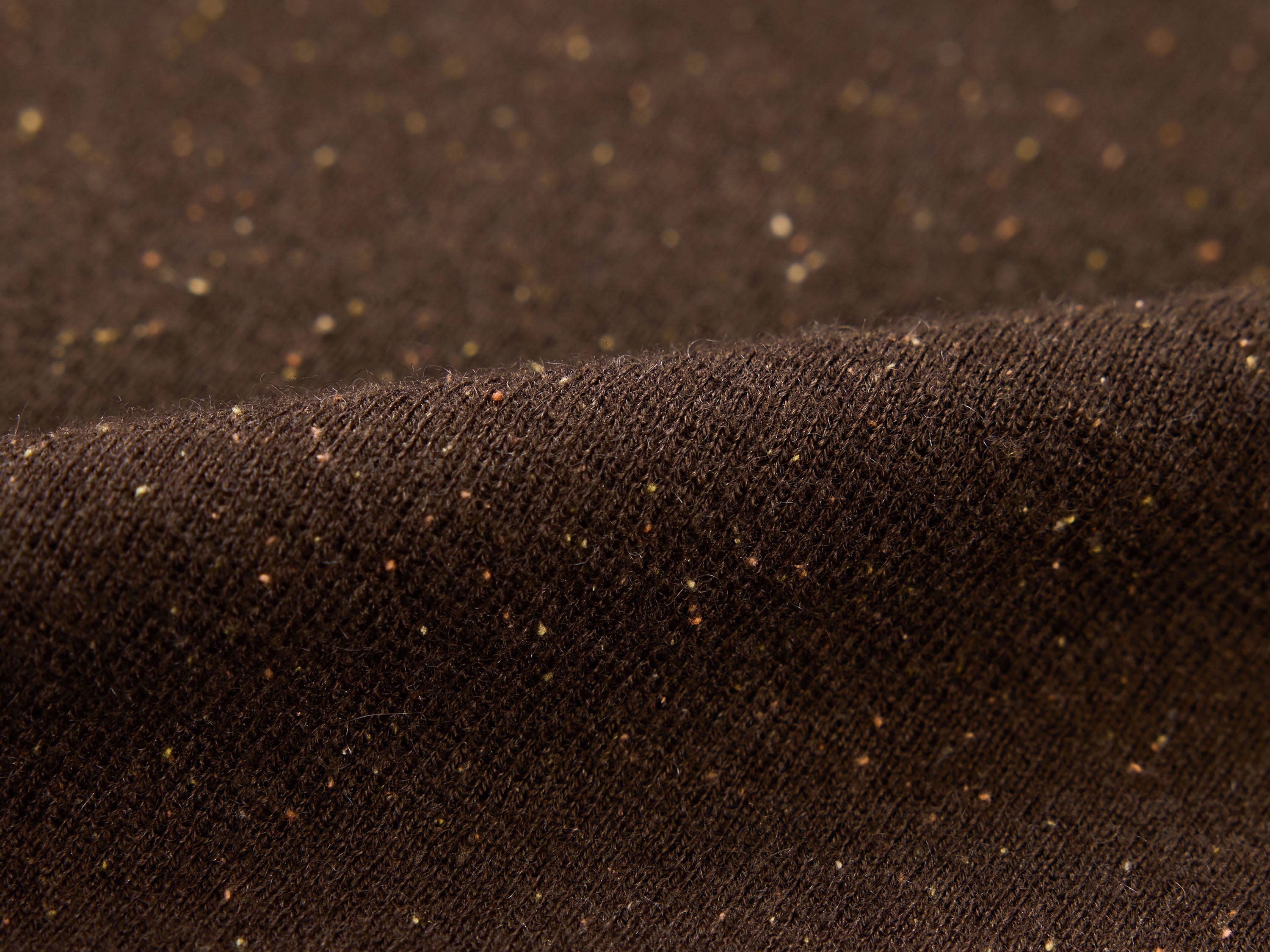 EP YAYING Brown Turtleneck Knit Top