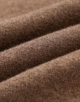 EP YAYING Brown Turtleneck Knit Top