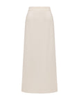 EP YAYING Wool White Knit Skirt