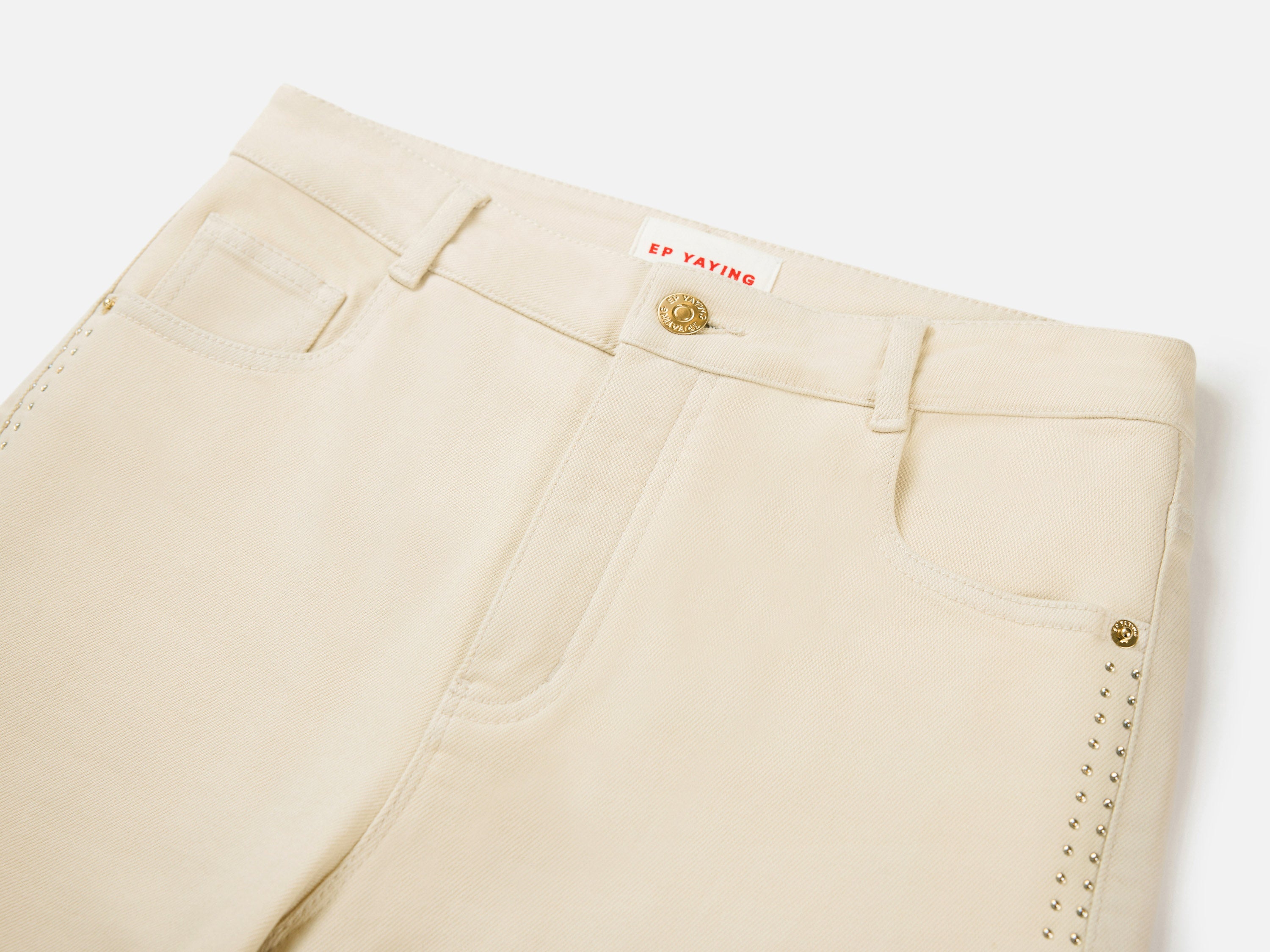 EP YAYING Beige Trousers
