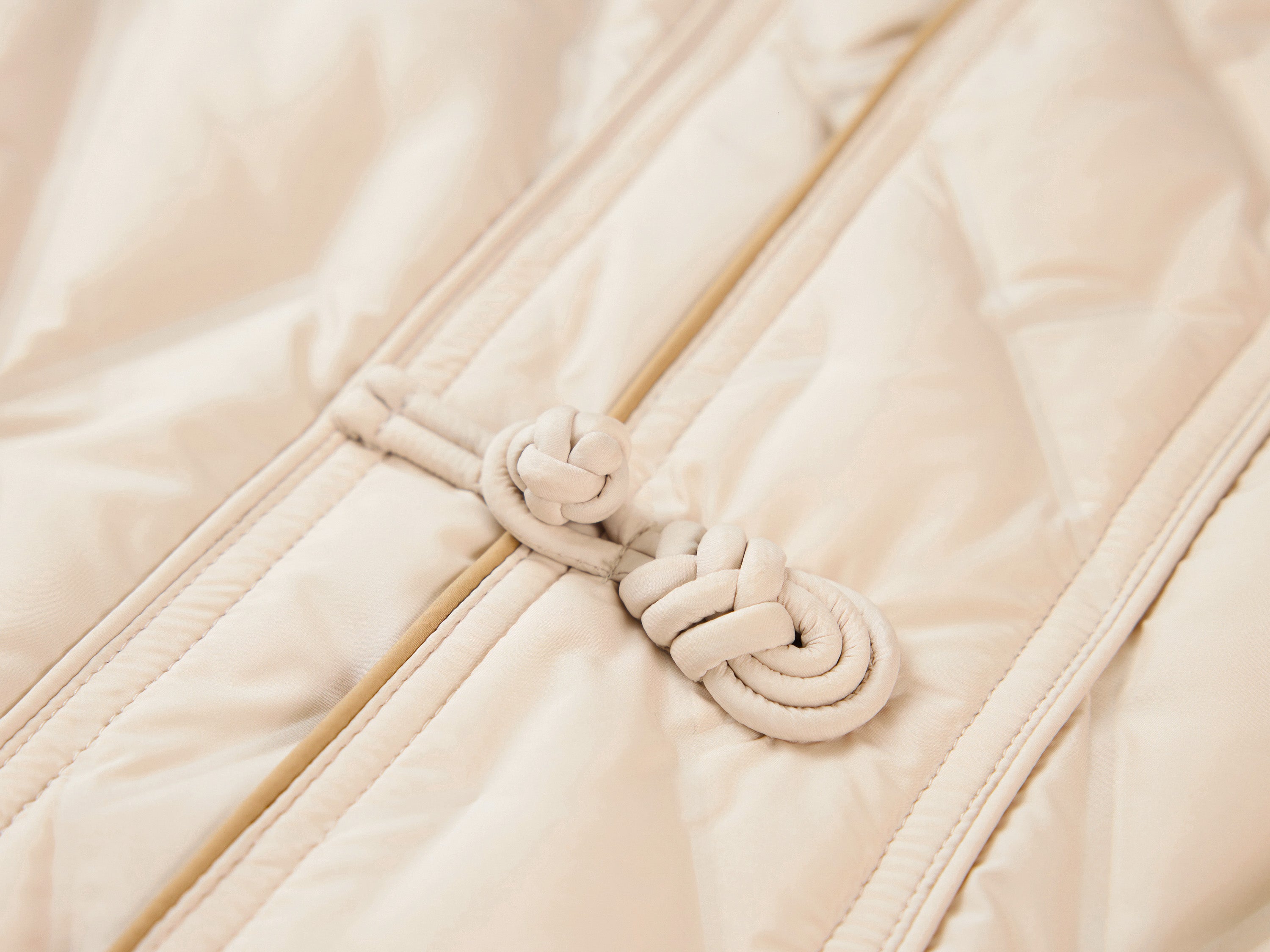 EP YAYING Beige Knit Cardigan