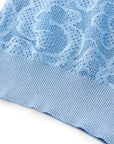 YAYING Blue Lace Knit Top