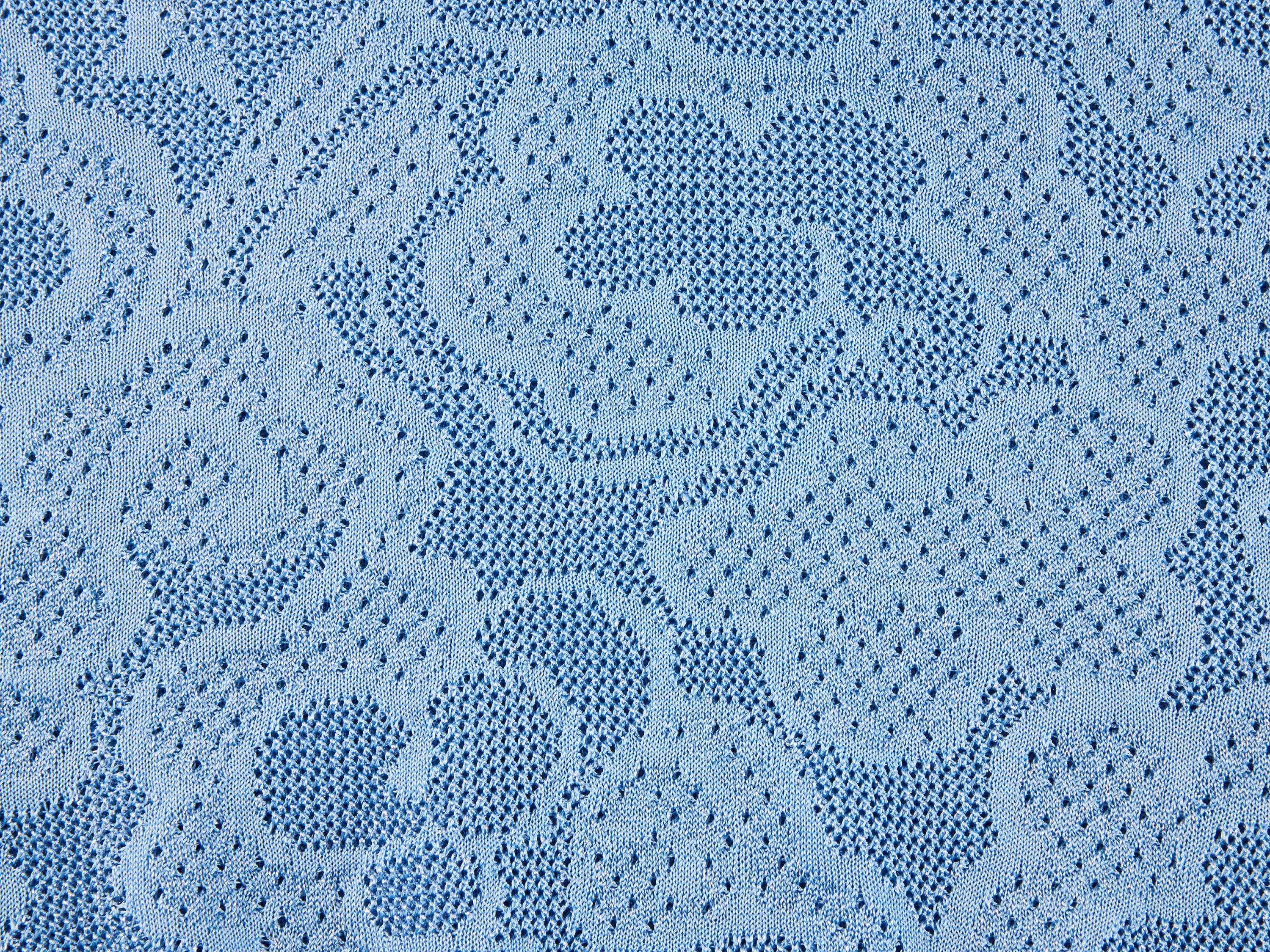 YAYING Blue Lace Knit Top