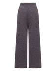 EP YAYING 100% Cashmere Relaxed Wide-Leg Knit Pants