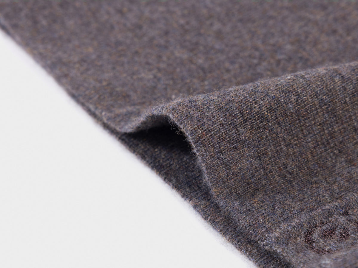 EP YAYING 100% Cashmere Relaxed Wide-Leg Knit Pants