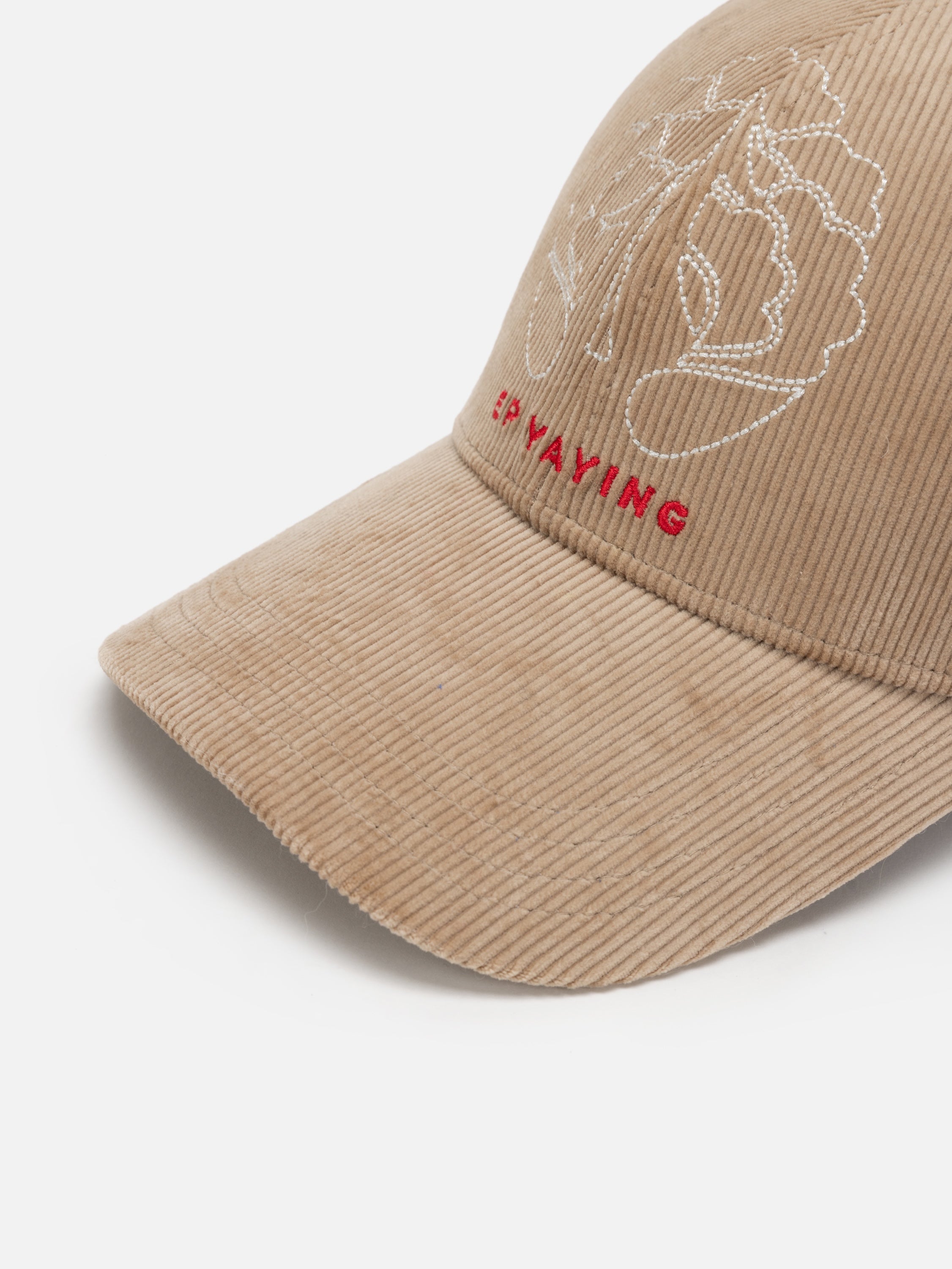 EP YAYING Corduroy Embroidered Baseball Cap