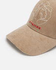EP YAYING Corduroy Embroidered Baseball Cap