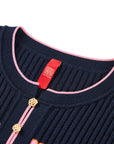 YAYING Striped Knit Top