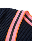 YAYING Striped Knit Cardigan