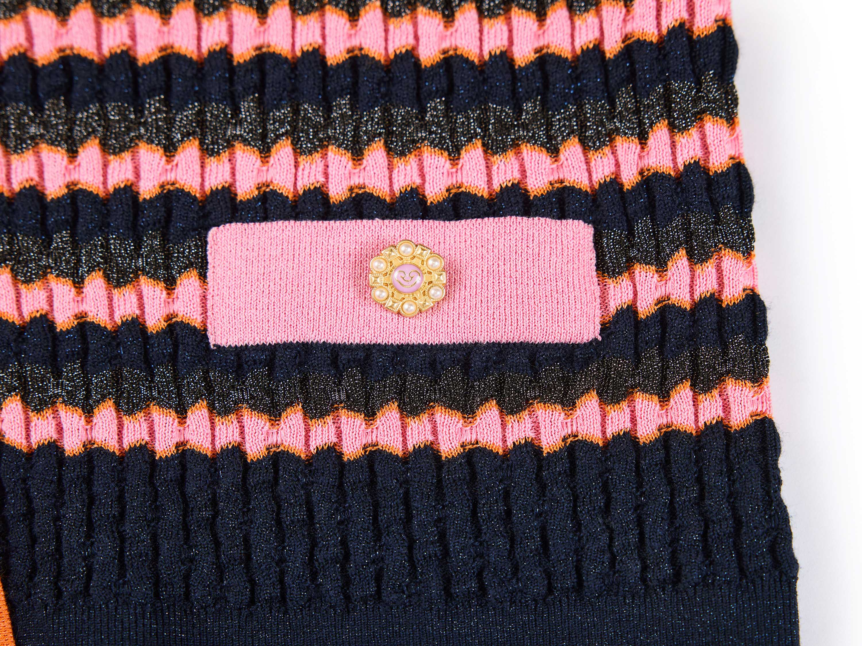 YAYING Striped Knit Cardigan