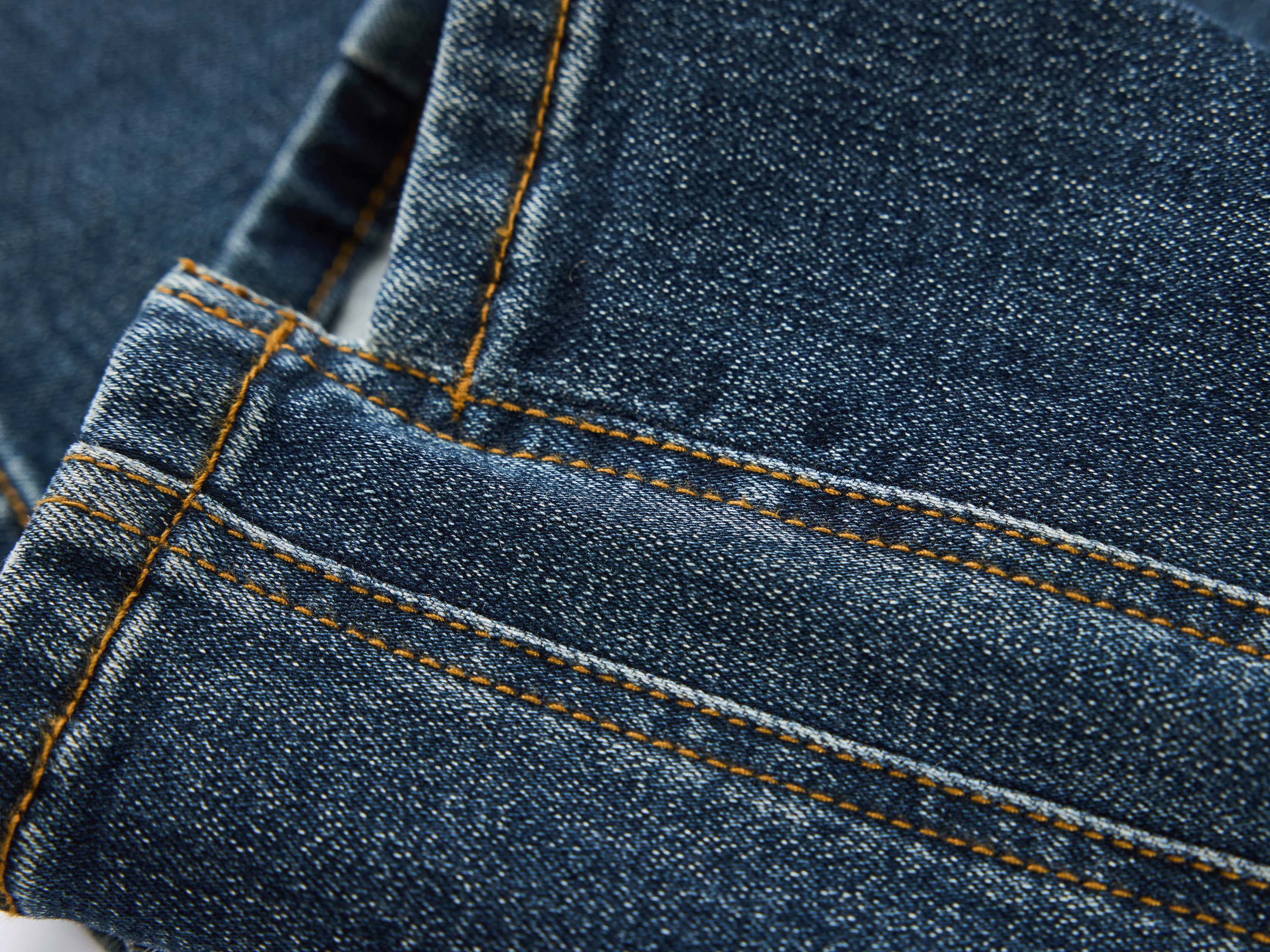 YAYING Blue Straight-Leg Jeans