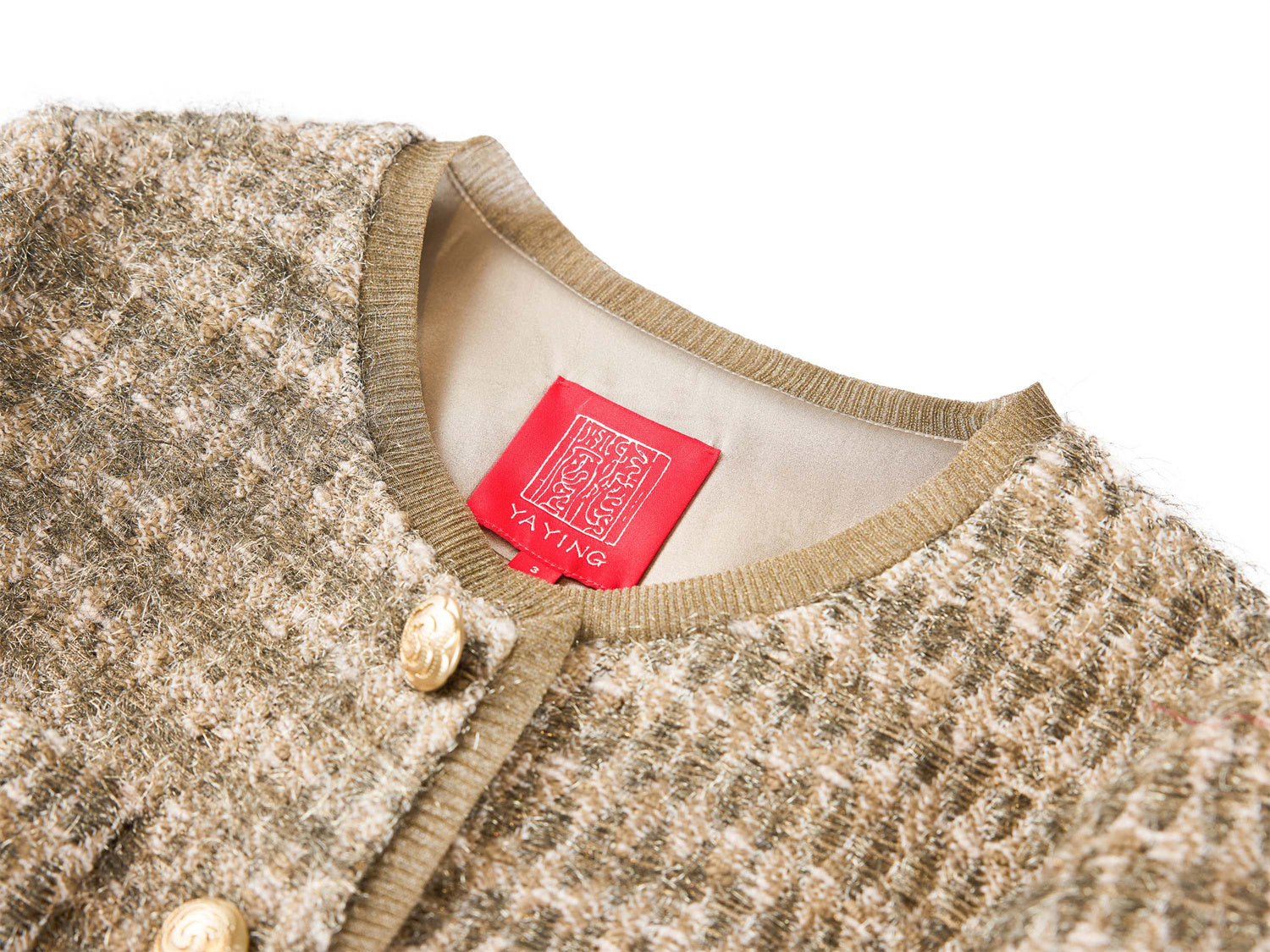 YAYING Fitted Wool Coat