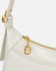 EP YAYING Oil-Waxed Leather Baguette Shoulder Bag