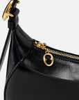 EP YAYING Oil-Waxed Leather Baguette Shoulder Bag
