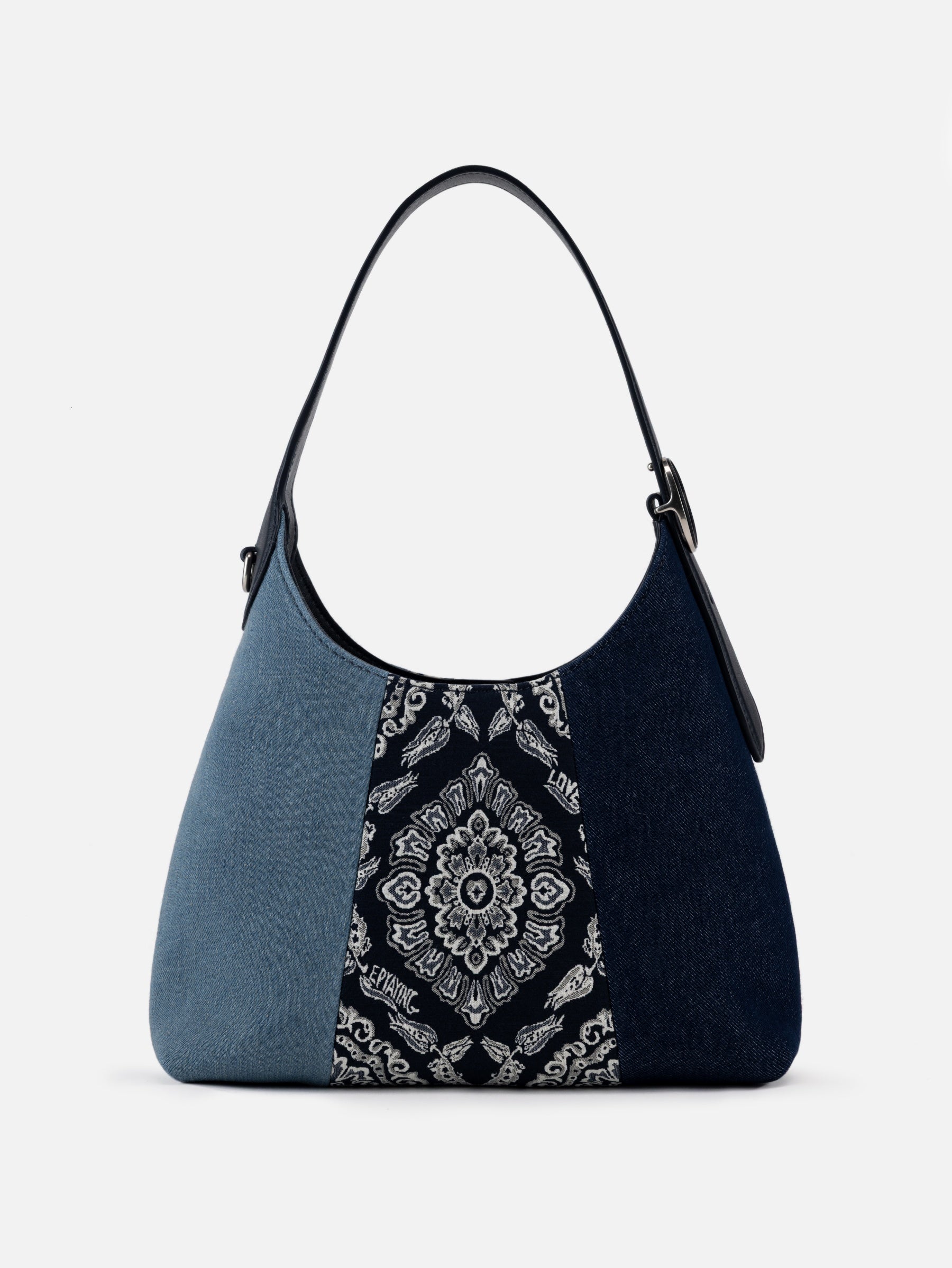 EP YAYING Small Denim Shoulder Bag