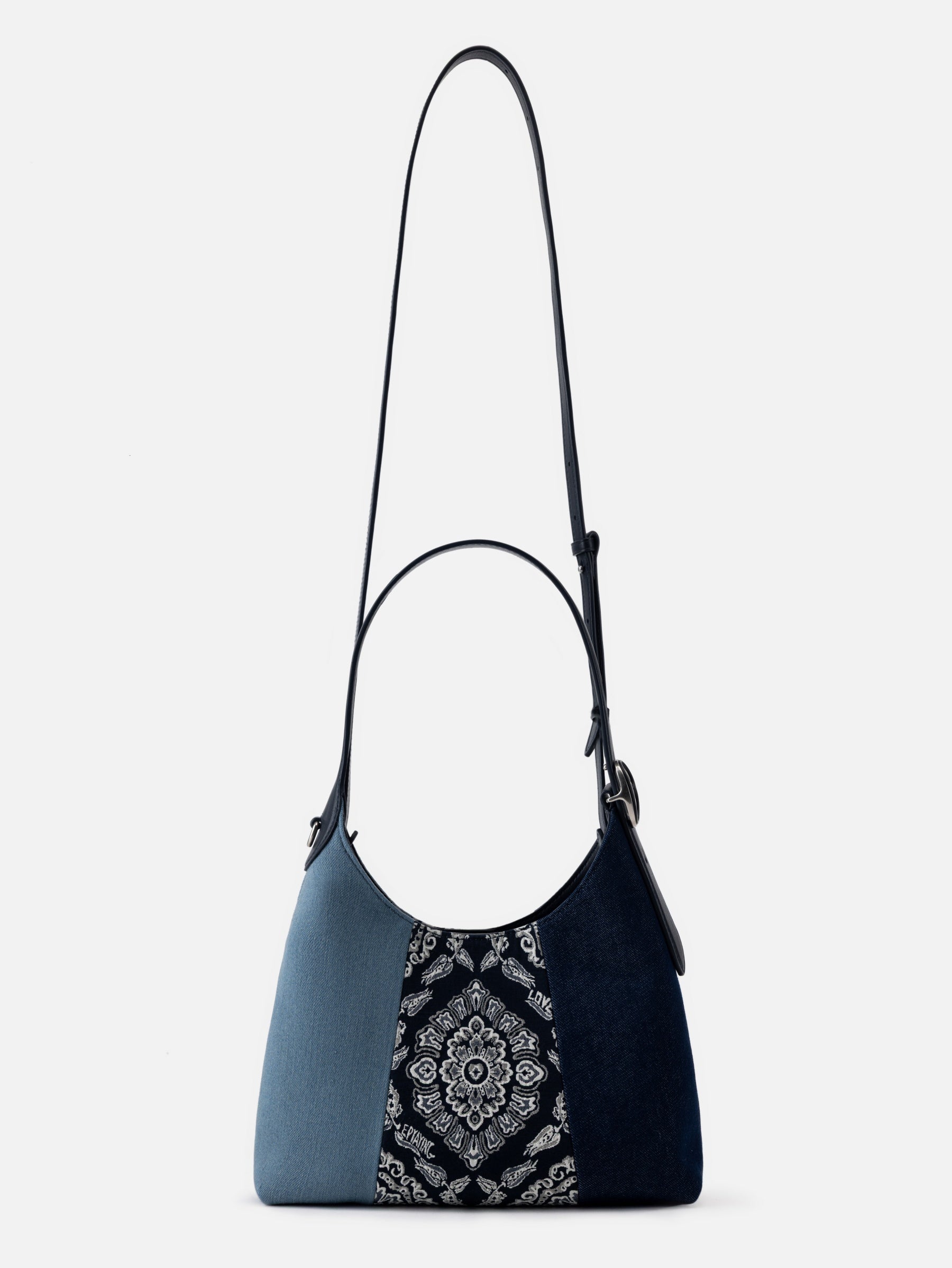 EP YAYING Small Denim Shoulder Bag