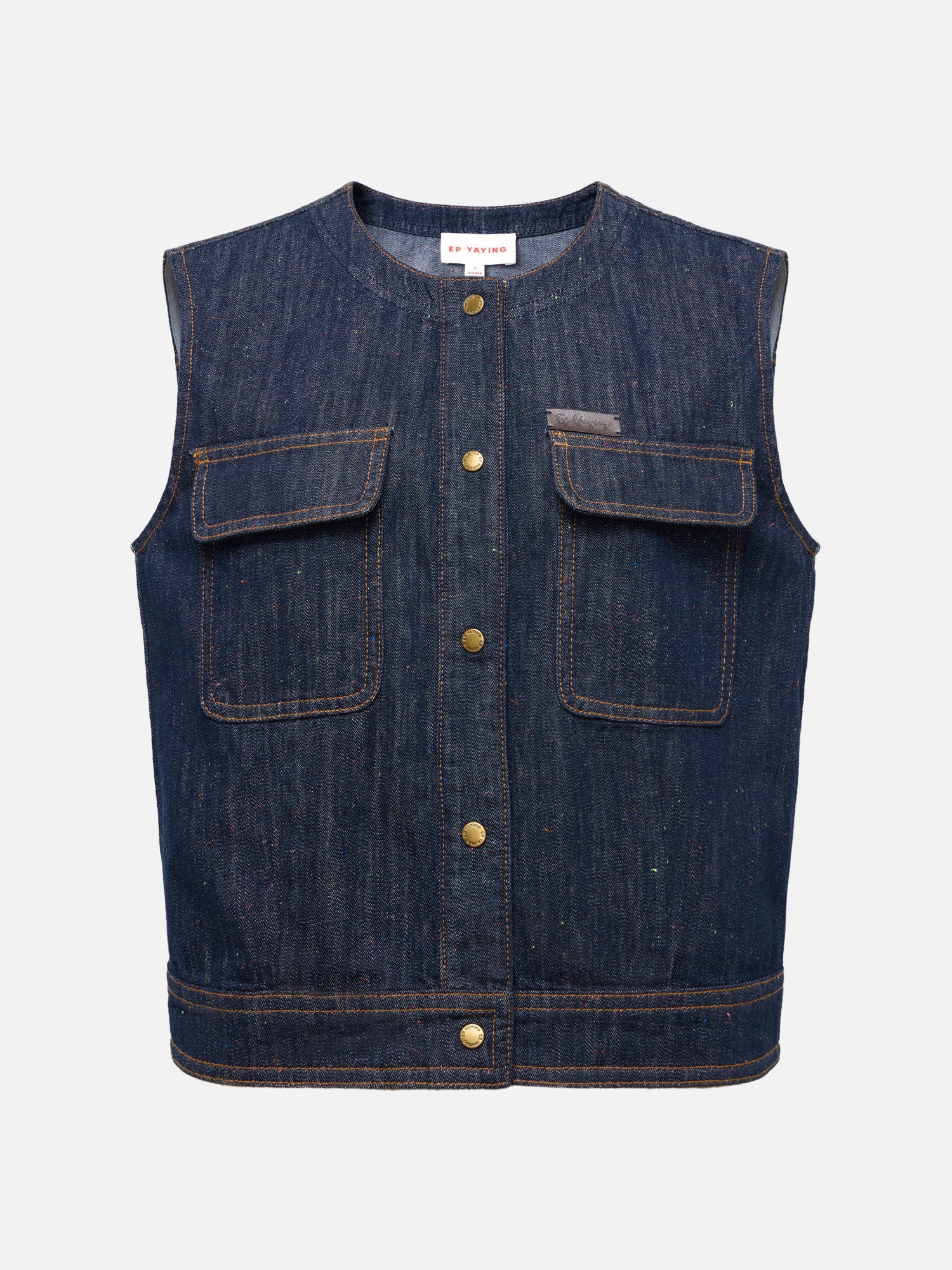 EP YAYING Designer Denim Vest EGKADJ001AZ