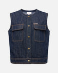 EP YAYING Designer Denim Vest EGKADJ001AZ