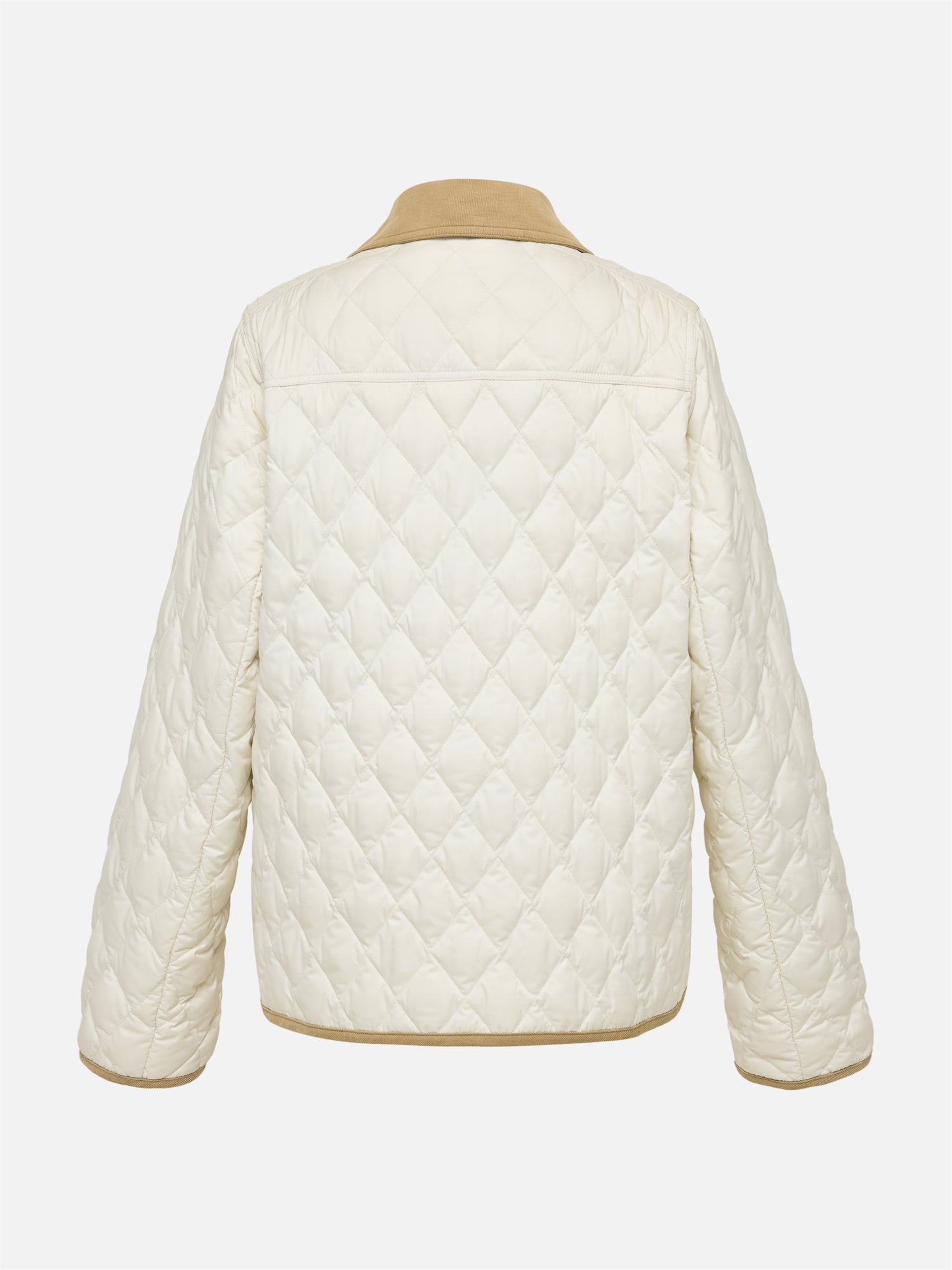 EP YAYING Contrast-Collar Down Jacket EGKIAY102BW