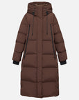 EP YAYING Thickened Long Straight-Cut Goose Down Coat