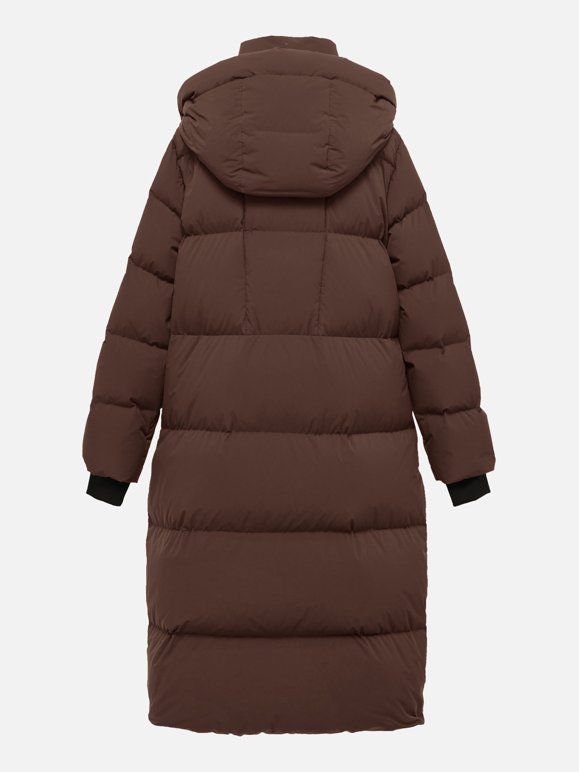 EP YAYING Thickened Long Straight-Cut Goose Down Coat
