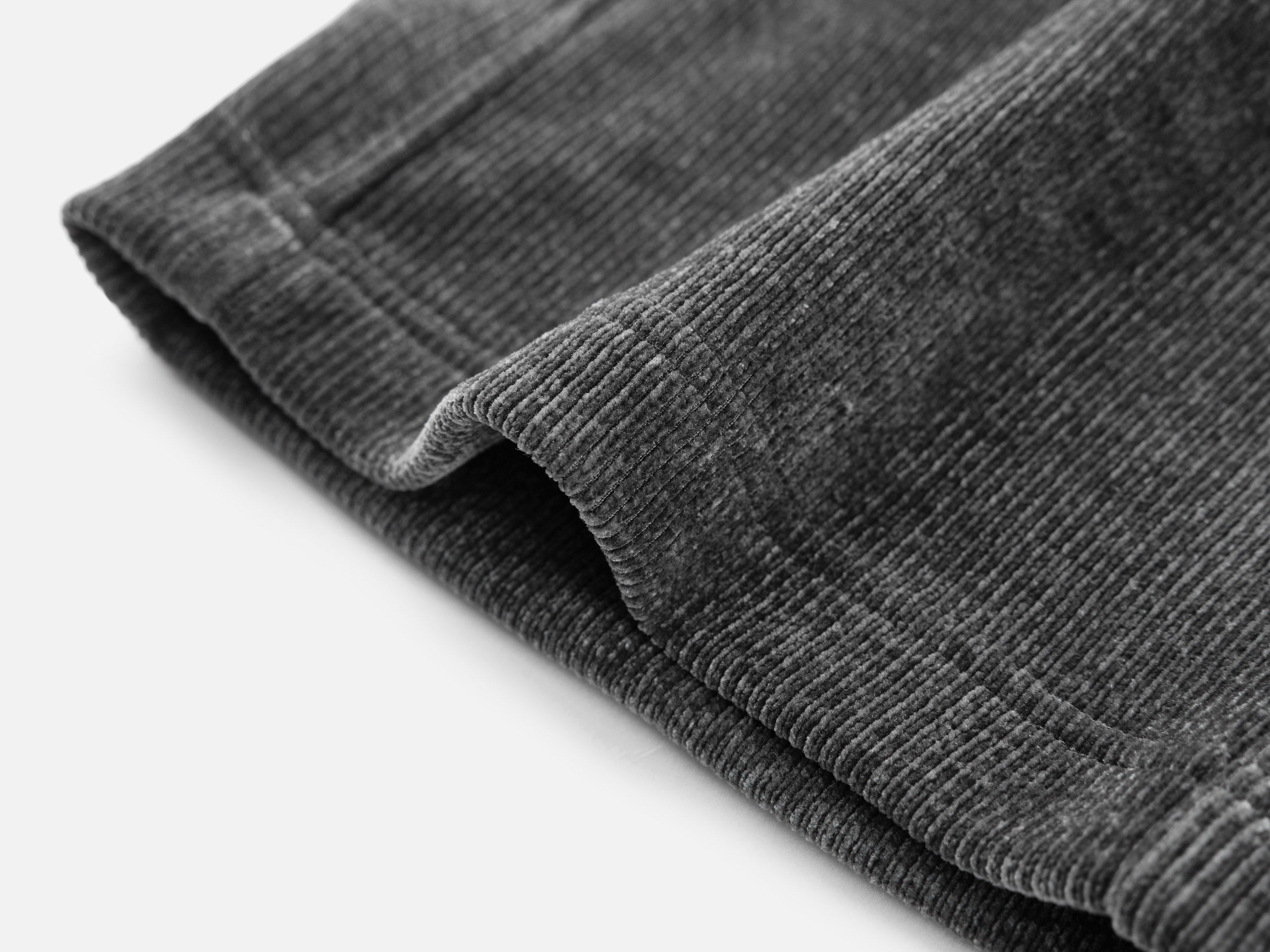 EP YAYING Black Textured Fabric Pants